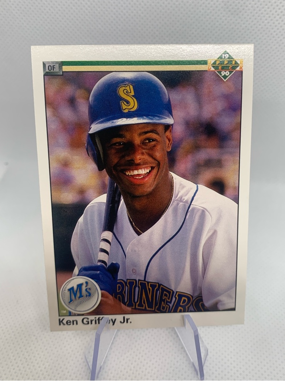 1990 Upper Deck Ken Griffey Jr. MLB Baseball Seattle Mariners In Protective Case